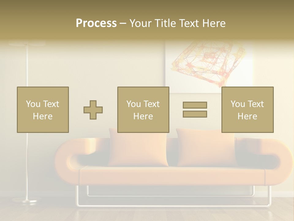 Orange Home Decorative PowerPoint Template