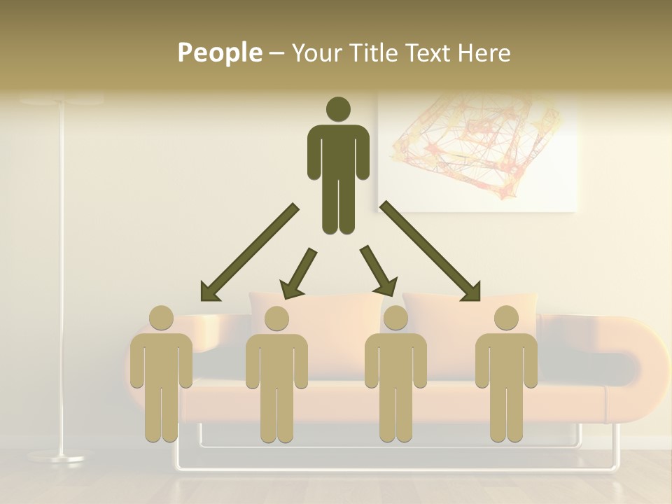 Orange Home Decorative PowerPoint Template