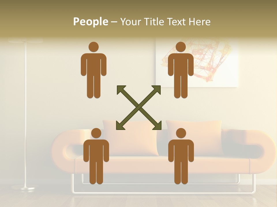 Orange Home Decorative PowerPoint Template