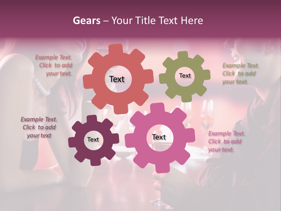 Dinner Cuisine Seeking PowerPoint Template