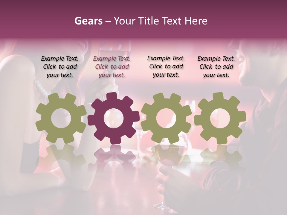 Dinner Cuisine Seeking PowerPoint Template