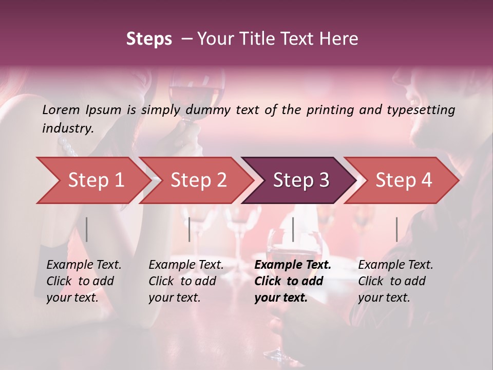 Dinner Cuisine Seeking PowerPoint Template
