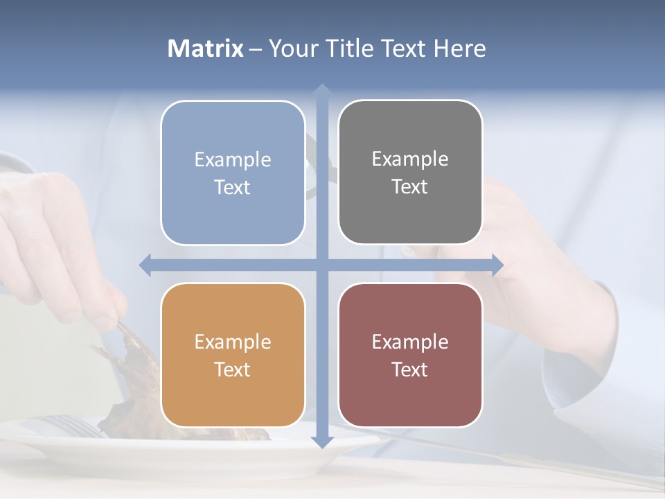 Dinner Cuisine Seeking PowerPoint Template