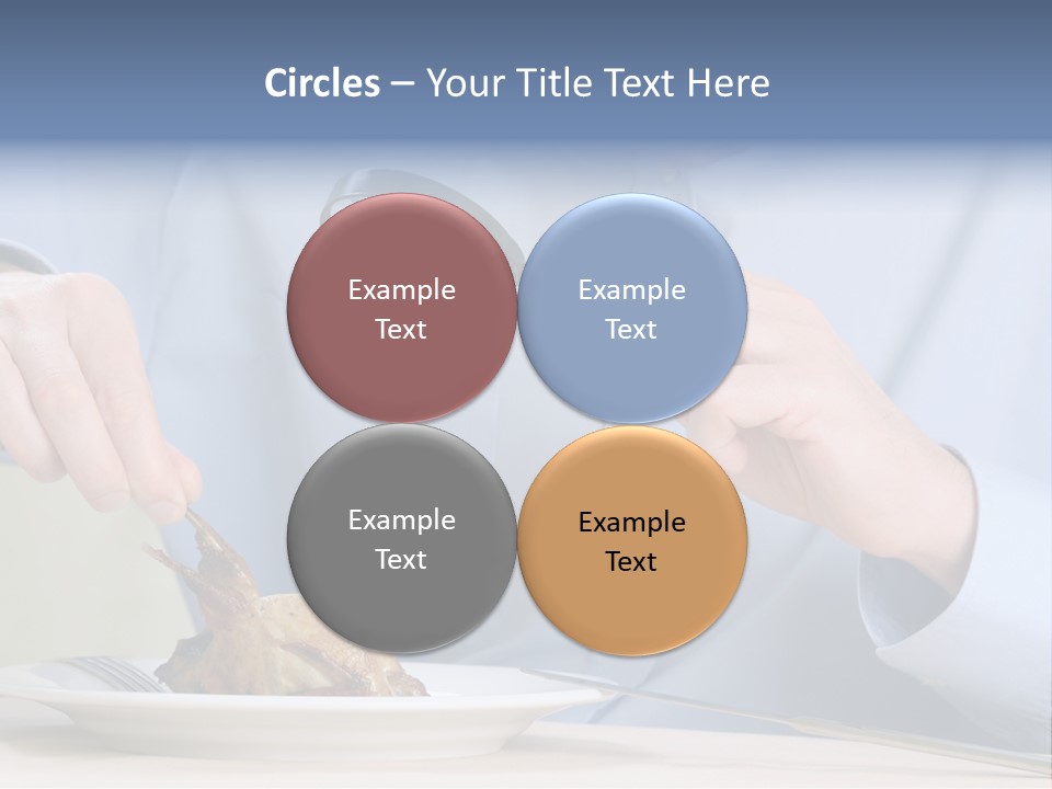 Dinner Cuisine Seeking PowerPoint Template