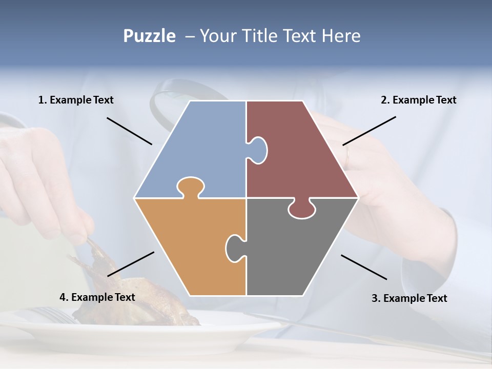 Dinner Cuisine Seeking PowerPoint Template