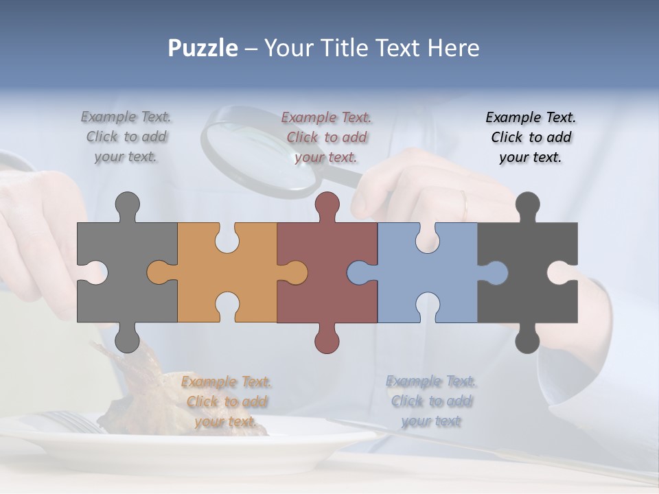 Dinner Cuisine Seeking PowerPoint Template