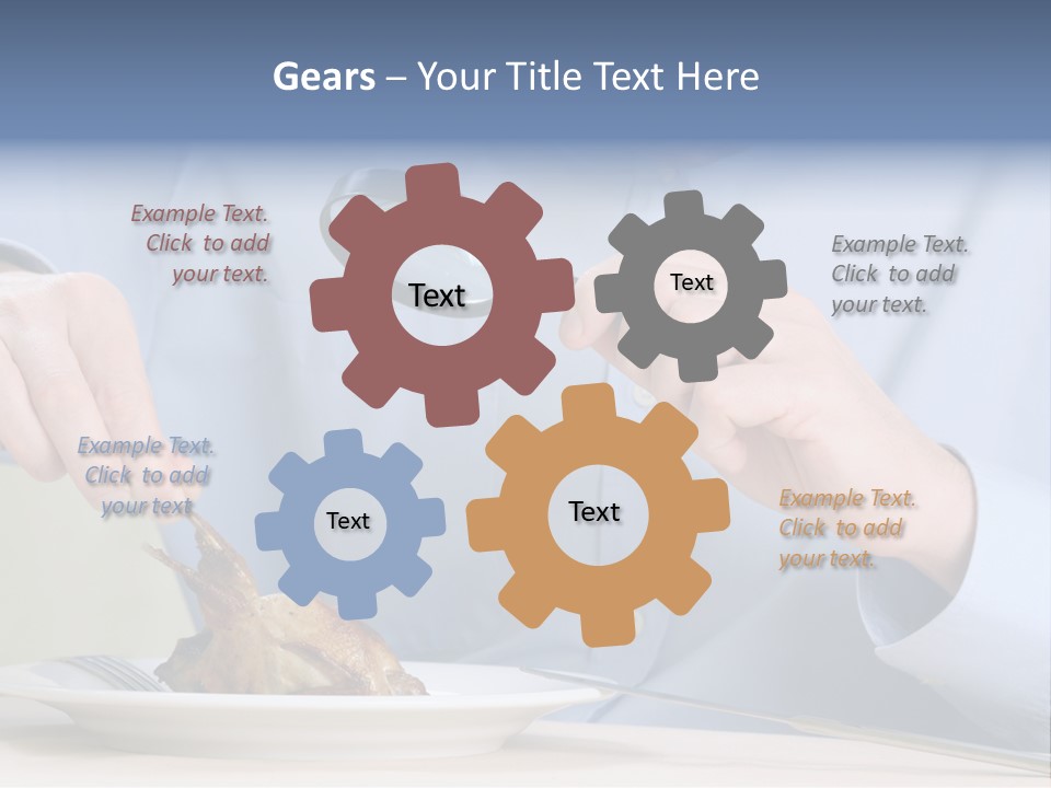 Dinner Cuisine Seeking PowerPoint Template