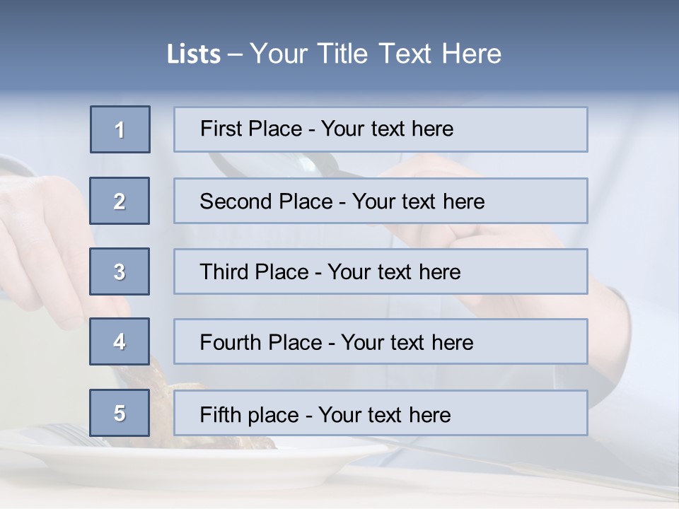 Dinner Cuisine Seeking PowerPoint Template