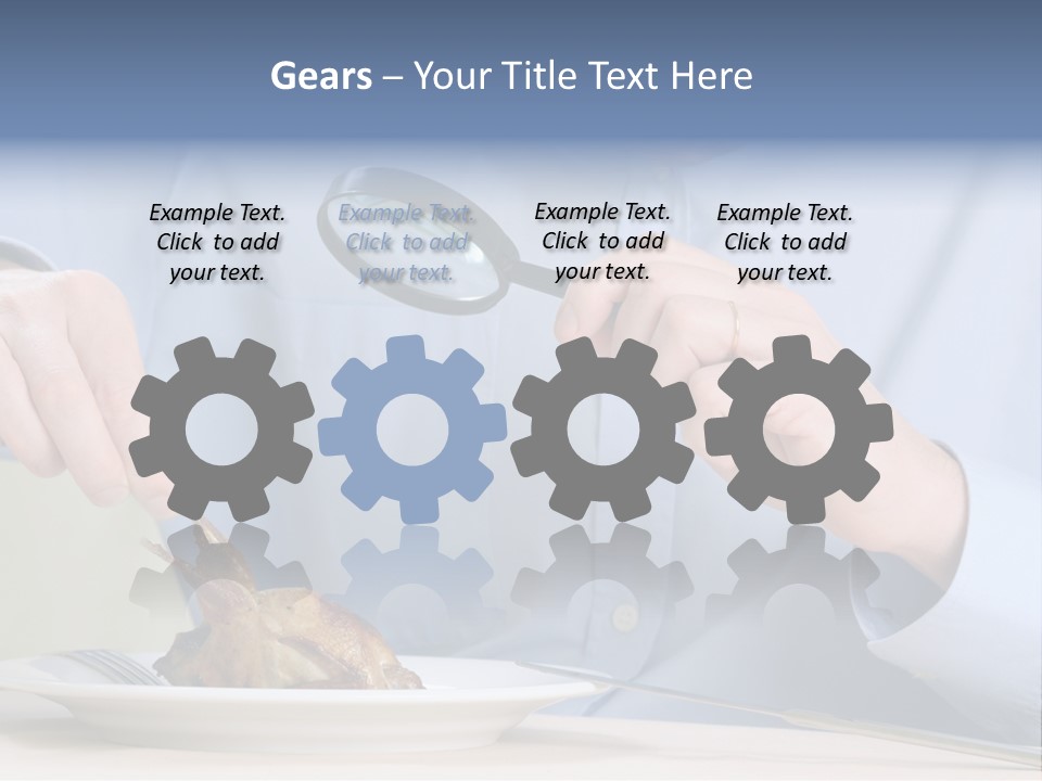 Dinner Cuisine Seeking PowerPoint Template