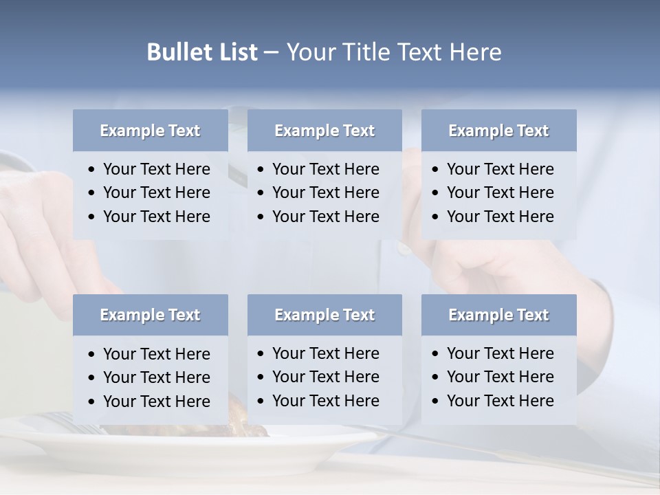 Dinner Cuisine Seeking PowerPoint Template