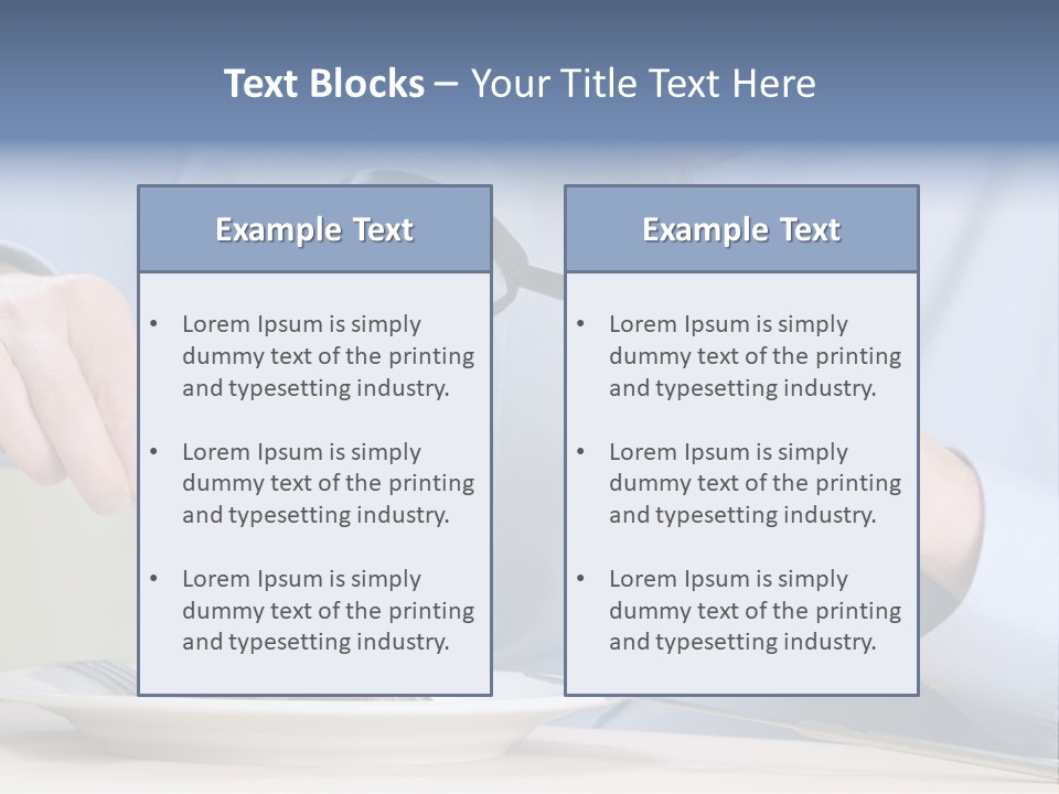Dinner Cuisine Seeking PowerPoint Template