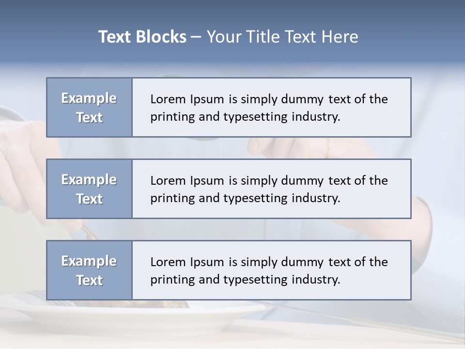 Dinner Cuisine Seeking PowerPoint Template