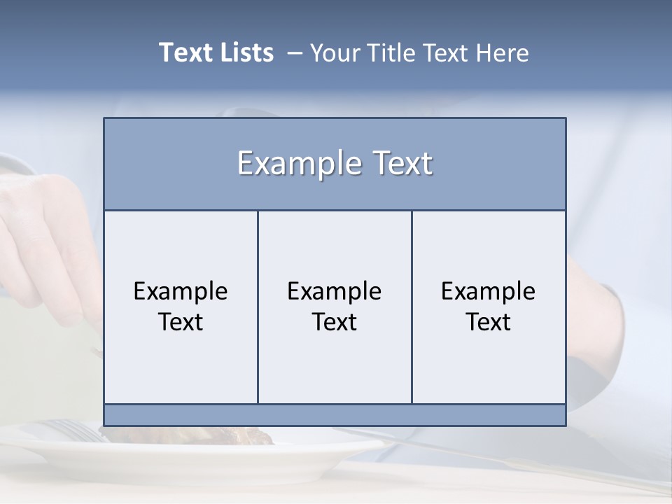 Dinner Cuisine Seeking PowerPoint Template