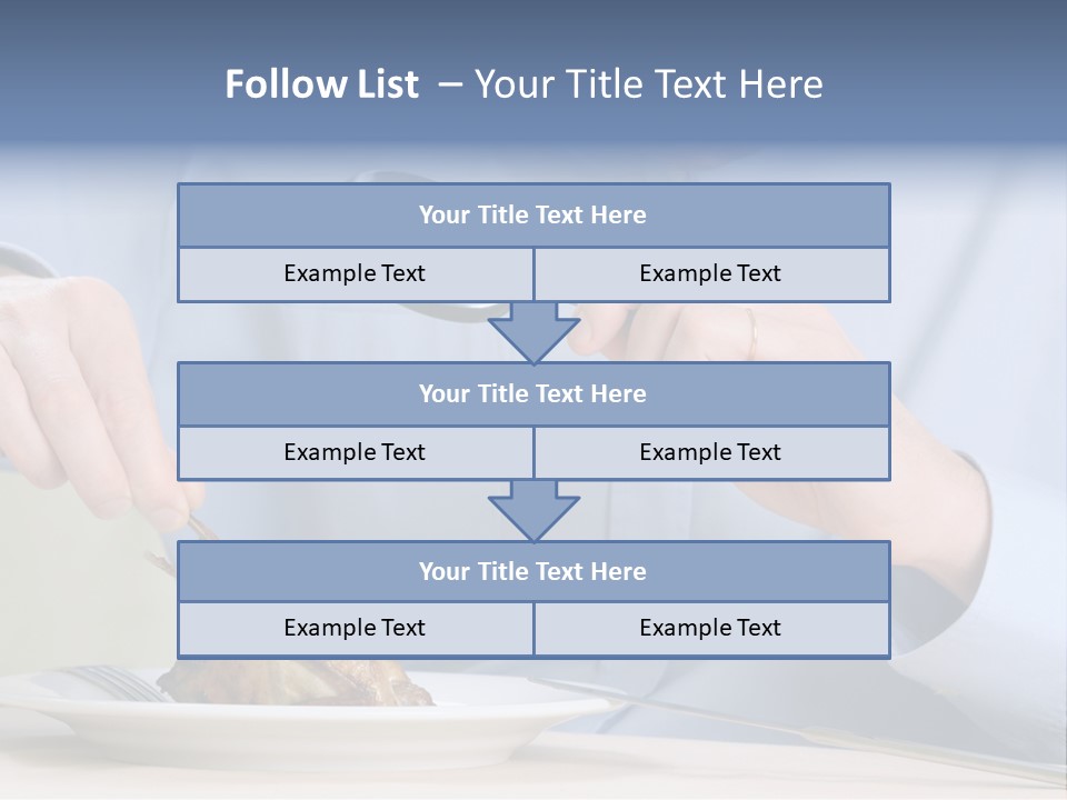 Dinner Cuisine Seeking PowerPoint Template