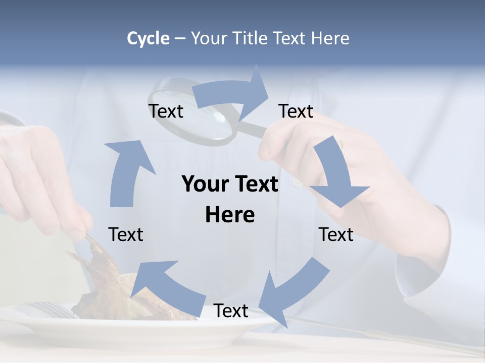 Dinner Cuisine Seeking PowerPoint Template