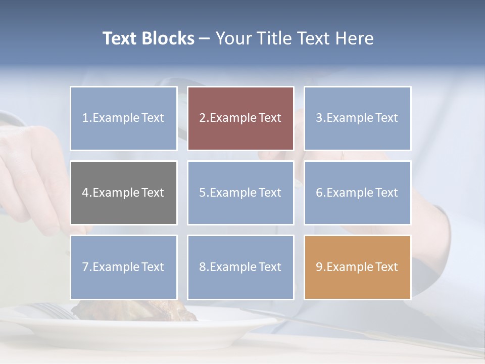 Dinner Cuisine Seeking PowerPoint Template