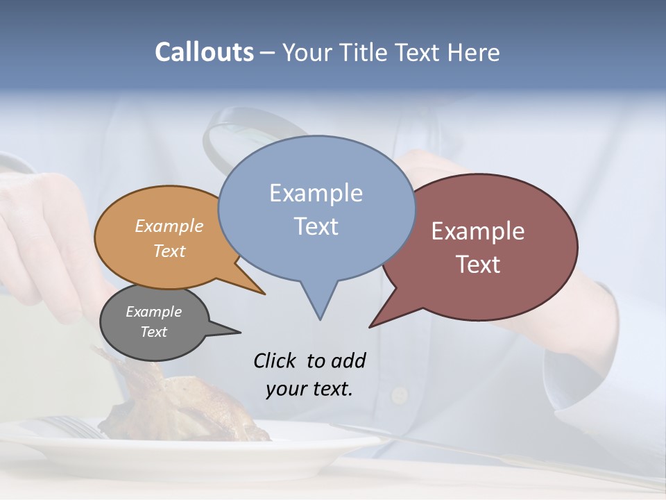 Dinner Cuisine Seeking PowerPoint Template