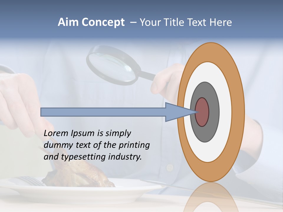Dinner Cuisine Seeking PowerPoint Template
