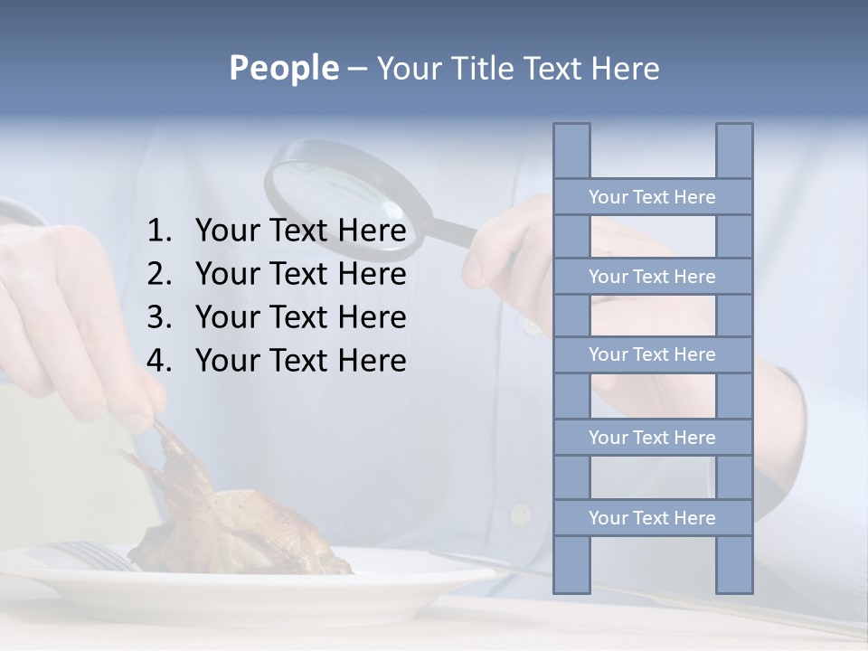 Dinner Cuisine Seeking PowerPoint Template