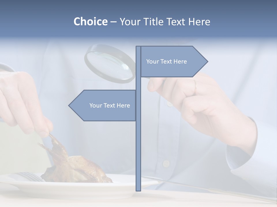 Dinner Cuisine Seeking PowerPoint Template