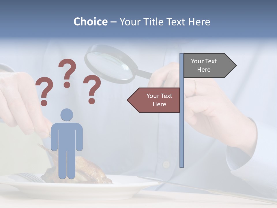 Dinner Cuisine Seeking PowerPoint Template