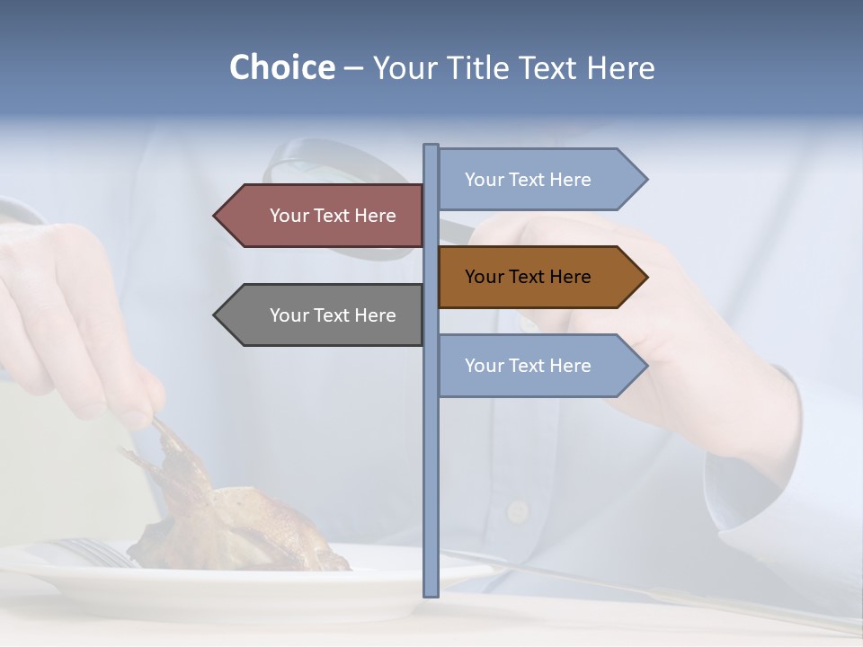 Dinner Cuisine Seeking PowerPoint Template