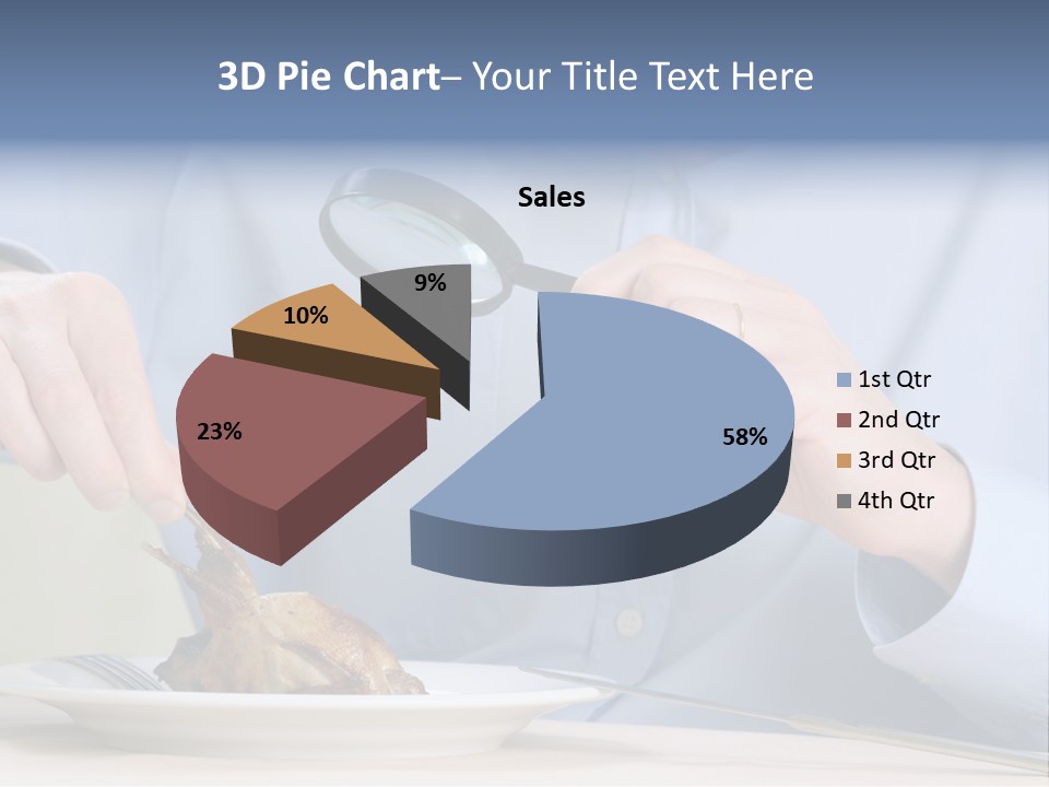 Dinner Cuisine Seeking PowerPoint Template
