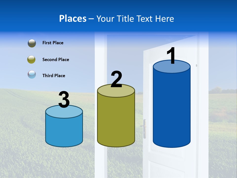 Spring Exit Landscape PowerPoint Template