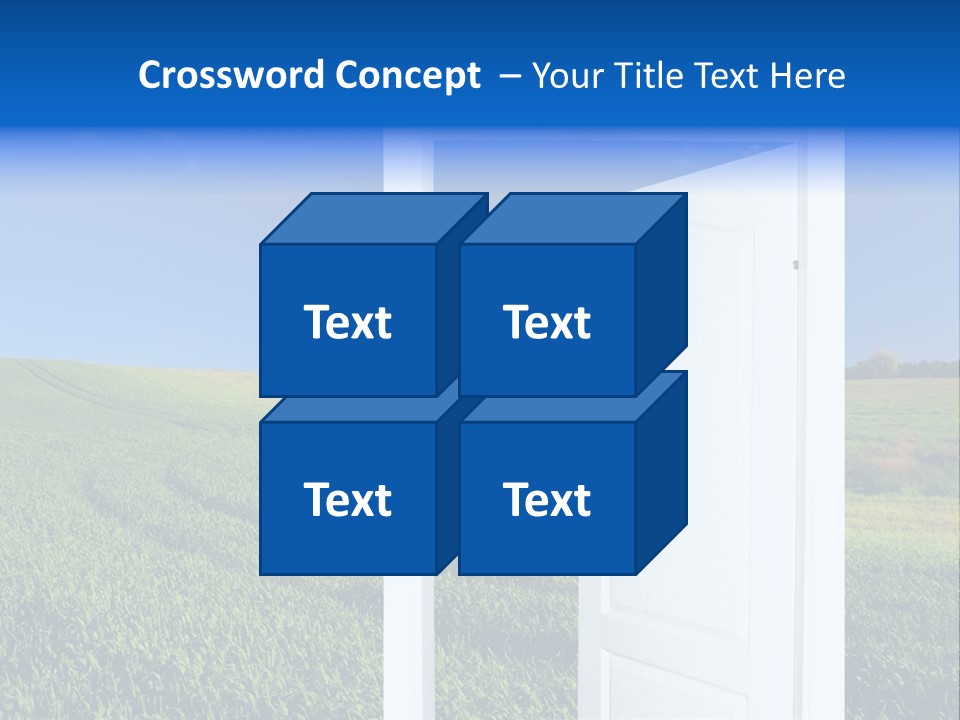 Spring Exit Landscape PowerPoint Template
