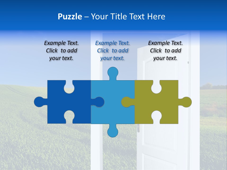 Spring Exit Landscape PowerPoint Template