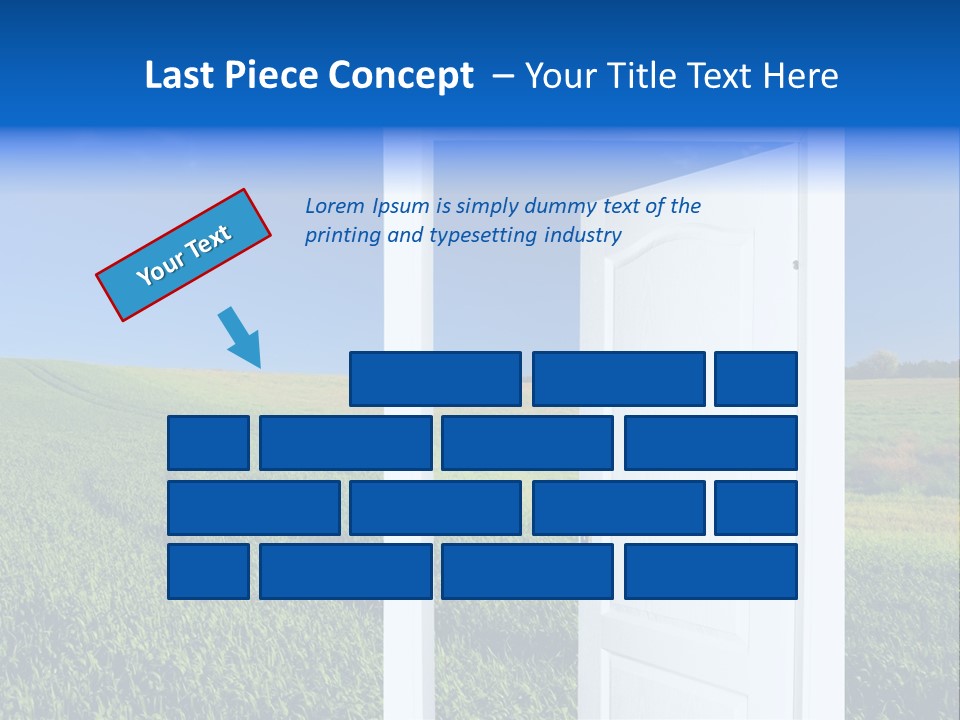 Spring Exit Landscape PowerPoint Template