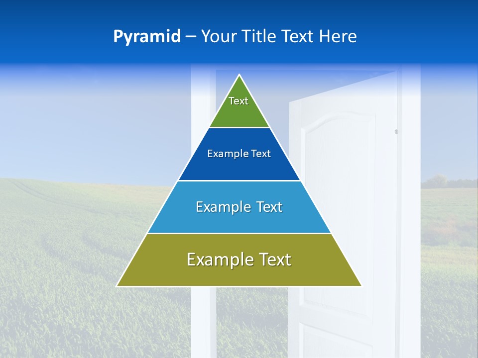 Spring Exit Landscape PowerPoint Template