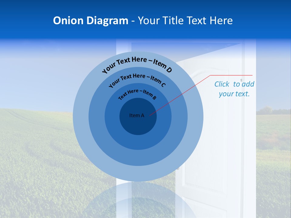 Spring Exit Landscape PowerPoint Template