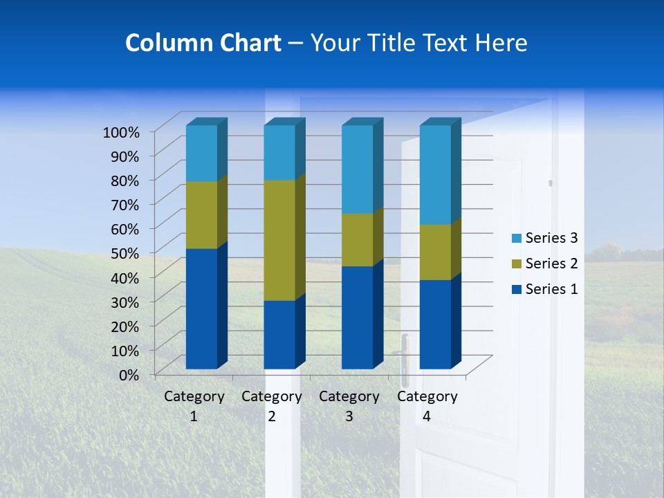 Spring Exit Landscape PowerPoint Template
