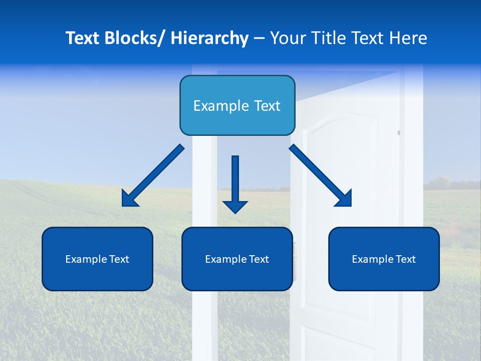 Spring Exit Landscape PowerPoint Template