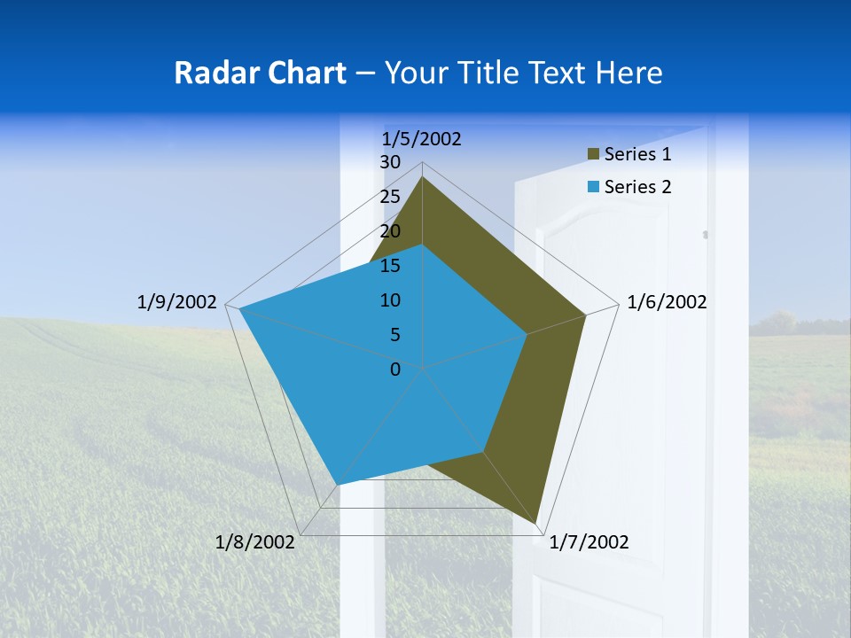 Spring Exit Landscape PowerPoint Template