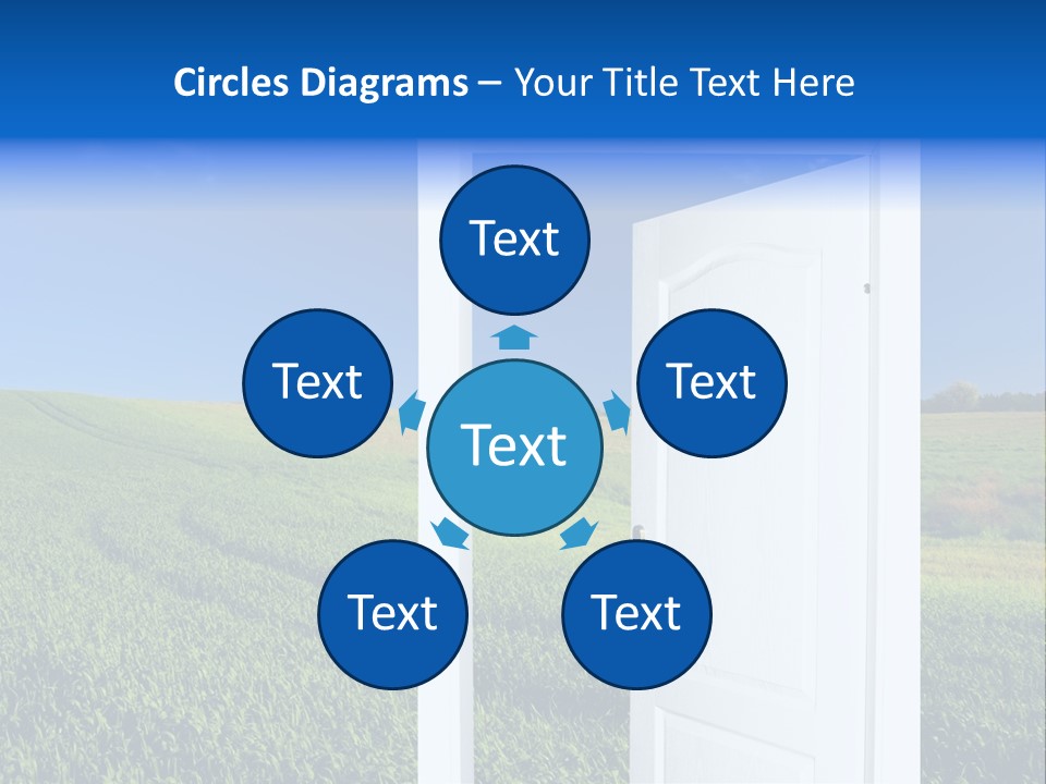 Spring Exit Landscape PowerPoint Template