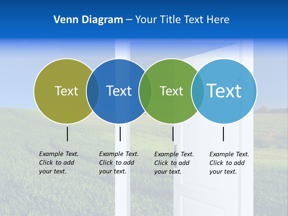 Spring Exit Landscape PowerPoint Template