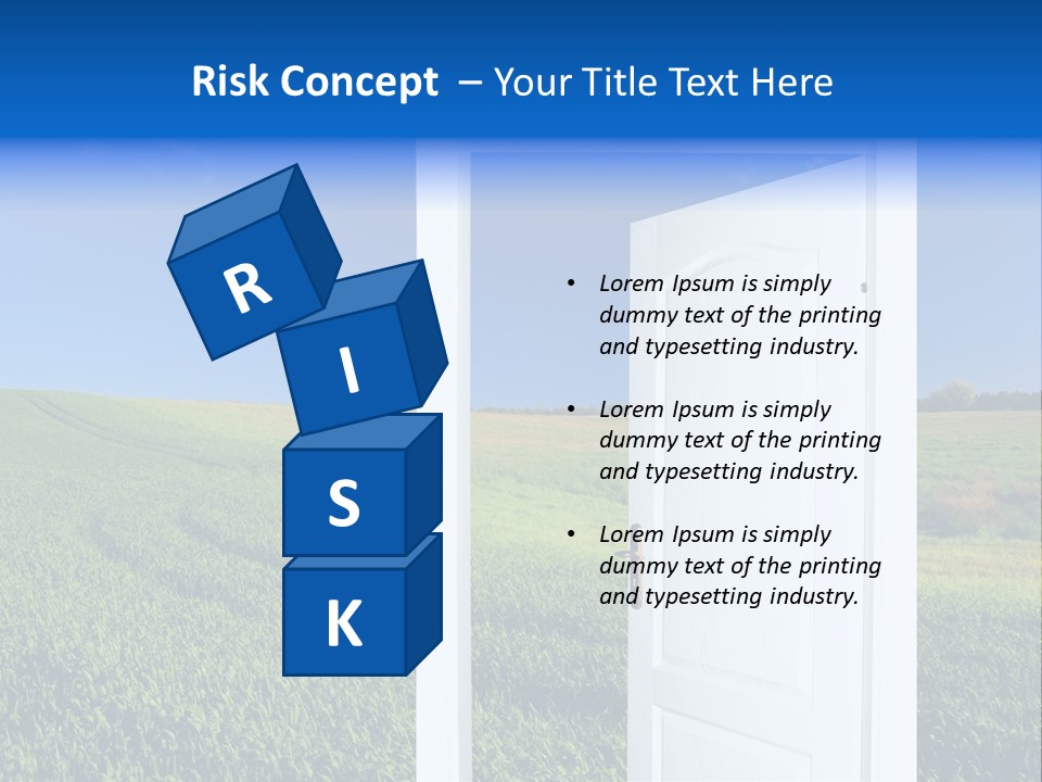 Spring Exit Landscape PowerPoint Template
