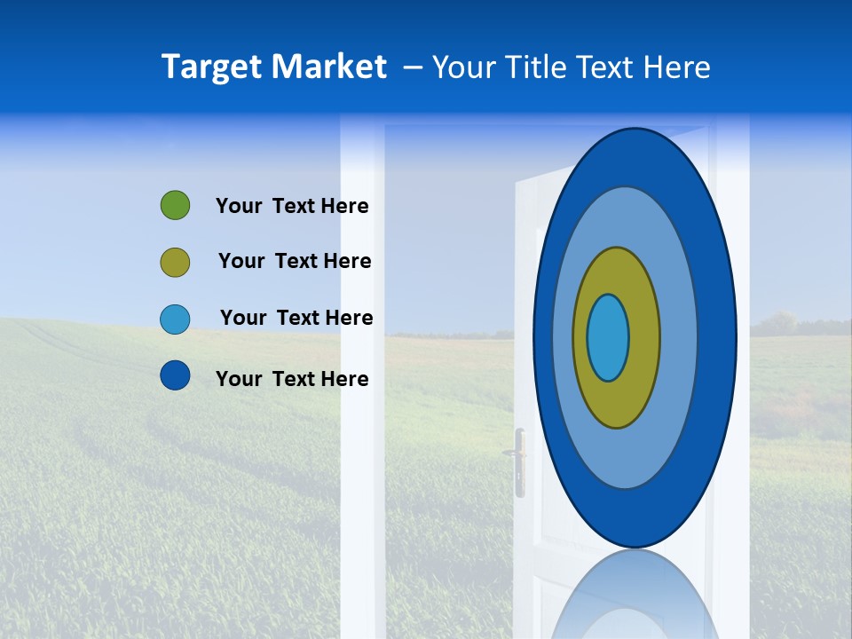 Spring Exit Landscape PowerPoint Template