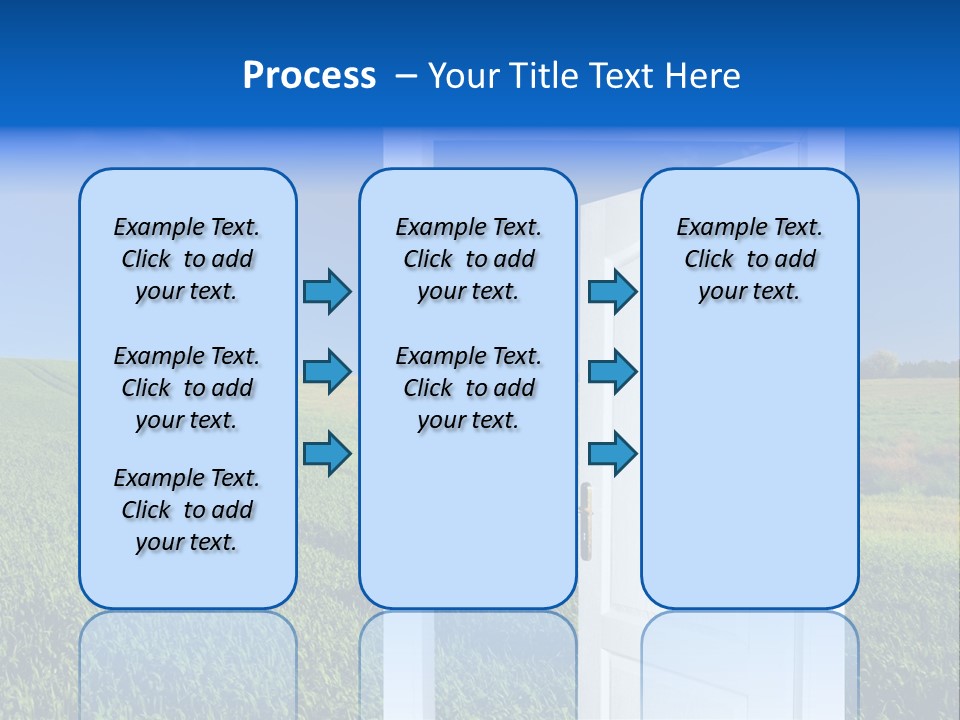 Spring Exit Landscape PowerPoint Template