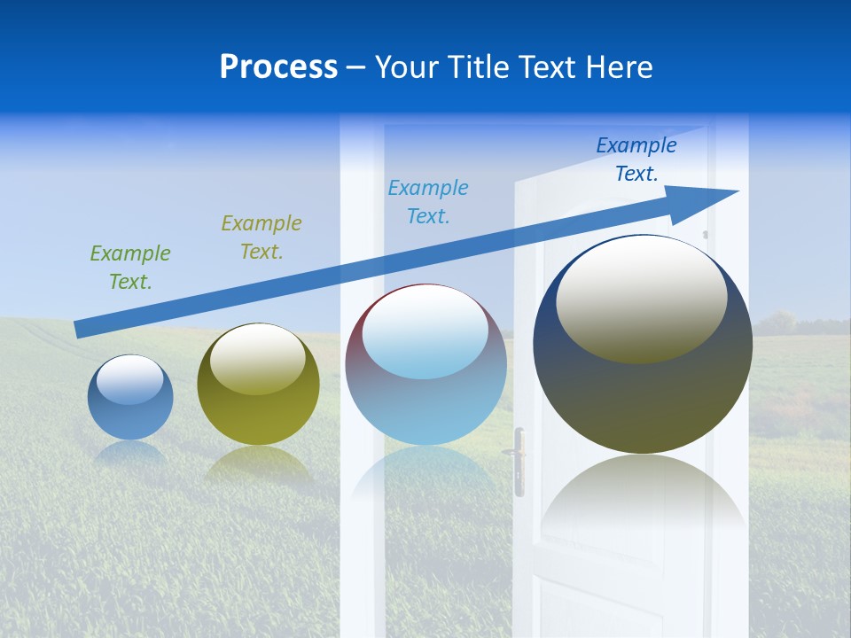 Spring Exit Landscape PowerPoint Template