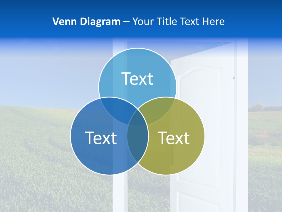 Spring Exit Landscape PowerPoint Template