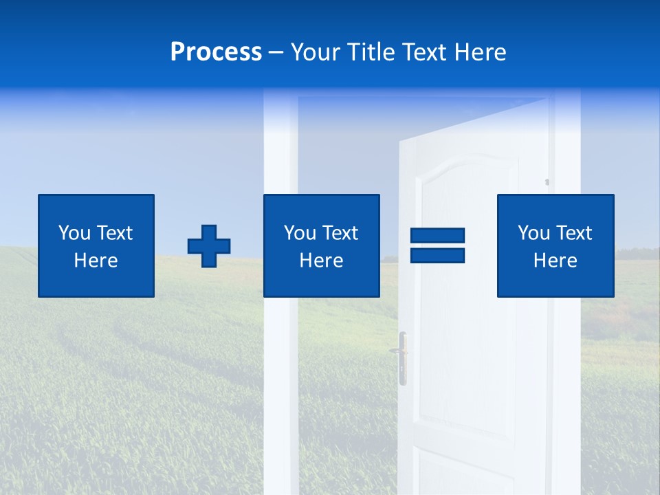 Spring Exit Landscape PowerPoint Template