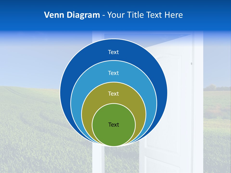 Spring Exit Landscape PowerPoint Template
