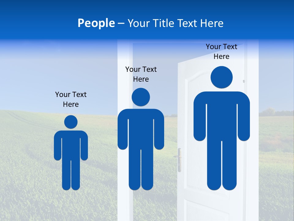 Spring Exit Landscape PowerPoint Template