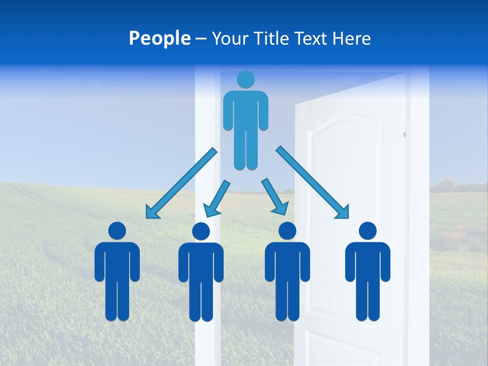 Spring Exit Landscape PowerPoint Template