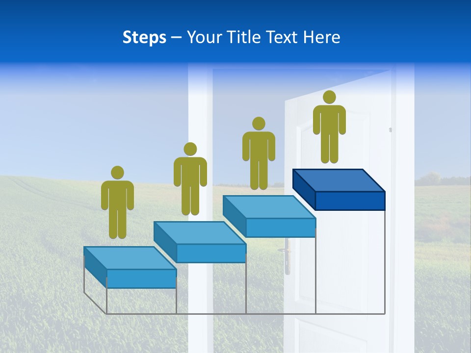 Spring Exit Landscape PowerPoint Template