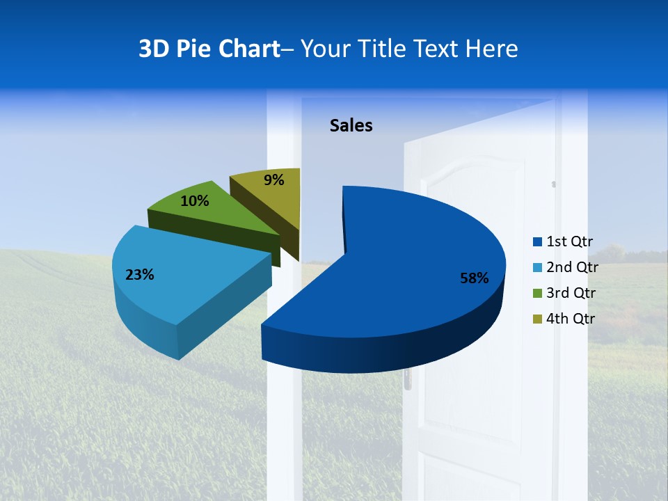 Spring Exit Landscape PowerPoint Template