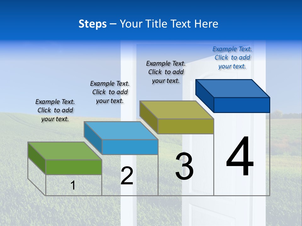 Spring Exit Landscape PowerPoint Template